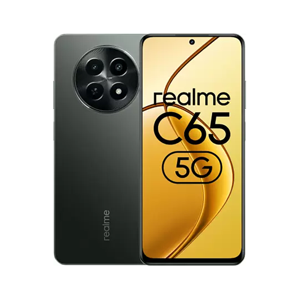 Buy Realme C65 5G 4 GB RAM 128 GB Glowing Black Mobile - Vasanth and Co